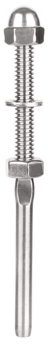 Lag Screw Swage Stud End Fitting Terminal for 1/8" Cable Deck Railing Stainless Steel Type 316 Marine Grade Quality