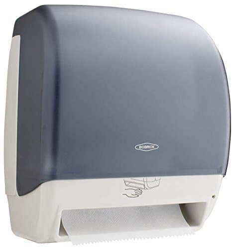 Bobrick 72974 Plastic Universal Surface Mounted Roll Towel Dispenser, 12-3/8" Width x 15-1/4" Height x 9-1/2" Depth
