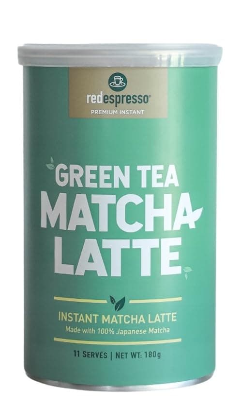 Instant green tea matcha latte 180g tin - 11 servings