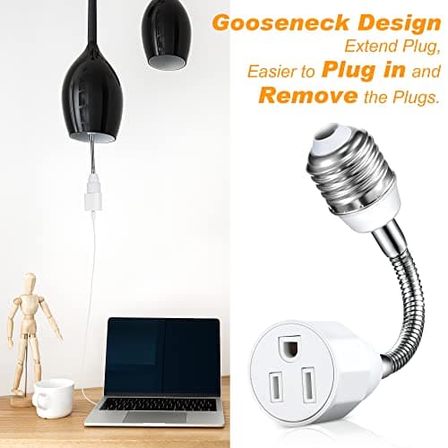 Goose Neck Light Socket Adapter