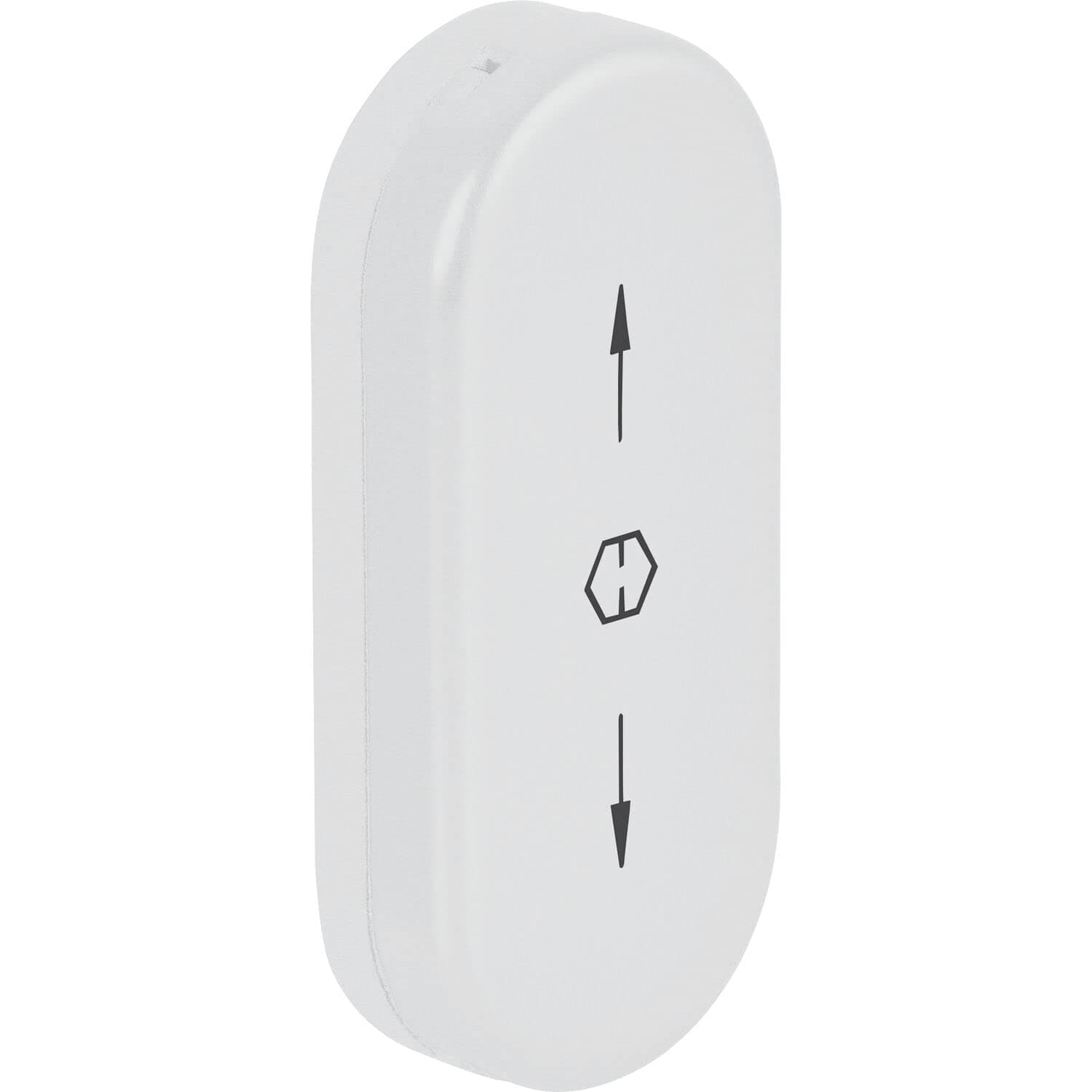 HOPPE1721504, Aluminium White Window Handle Hole Cover Rosette