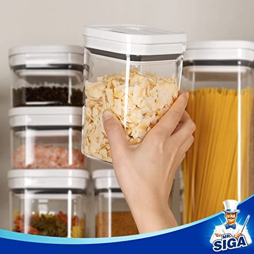 MR.SIGA 8 Piece Airtight Food Storage Container Set
