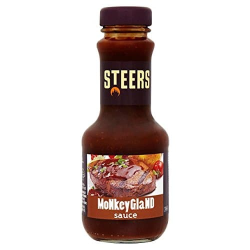 Steers Monkey Gland Sauce 375ml - South African Sauce - Monkey Gland Sauce - A Fantastic Sauce from South Africa for Steak - Steers Sauce Monkeygland - Steers Sauces- South African Sauce