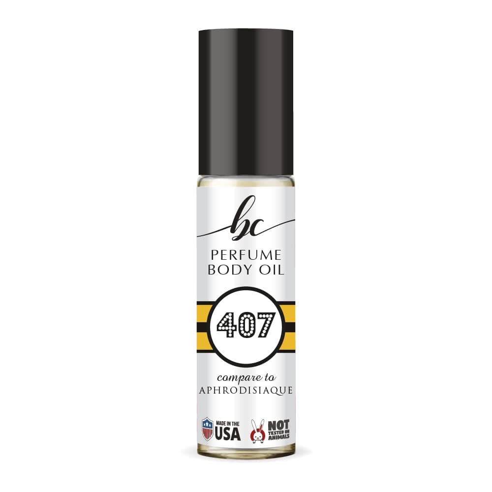 BC Perfume 407 Inspired by A Provocateur Aphrodisiaque For Women Replica Fragrance Body Oil Dupes Alcohol-Free Sample Travel Size Concentrated Long Lasting Roll-On 0.3 Fl Oz/10ml