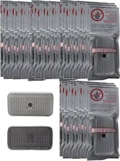 40 Gram Silica Gel Desiccant Dehumidifier 4x2x1/2, 48 pack