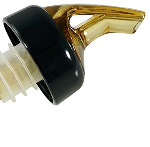 AmeriPour - Measured Pourer - Liquor Bottle Pourers -(3pk) Collared - Made 100% In The USA. Bar Spouts That Don't Leak - No Cracks, Just A Perfect Cocktail Pour Everytime. Great for Wine Too! (1oz)