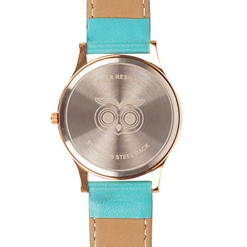 TEAL BY CHUMBAK Round Dial Analog Watch for Women|Urban Ballerina Collection| Solid Vegan Leather Strap|Gifts for Women/Girls/Ladies |Stylish Fashion Watch for Casual/Work