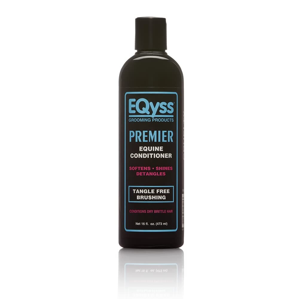 EQyss Premier Equine Conditioner - Moisturize Skin, Detangle Horse's Mane, Tail, & Coat, Add Shine, Tangle-Free Brushing, Minimize Flyaways (16 oz)