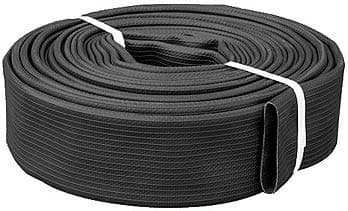OF10-300 3" ID Black Lay-Flat Nitrile/PVC Rubber Discharge Hose (200 Feet)