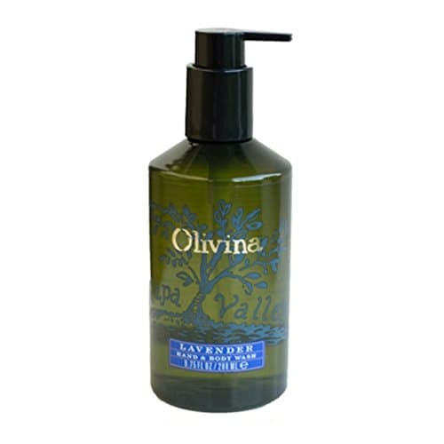 Olivina Moisturizing Hand and Body Wash with Pump, Lavender, 9.75 Ounce