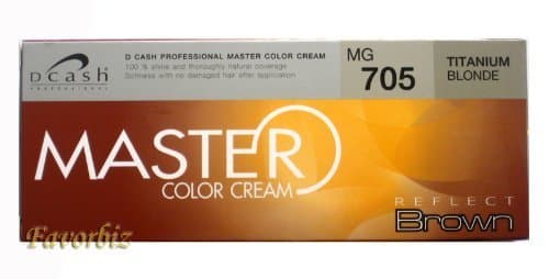 Dcash Master Permanent Hair Color Mg705 Titanium Blonde