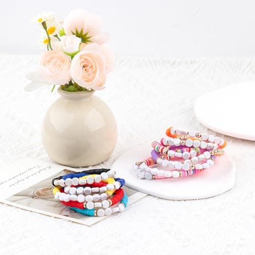 YUZHEJIE TS Friendship Bracelets Merch Gifts for Women Fans Preppy Surfer Beach Music Inspired Bracelets