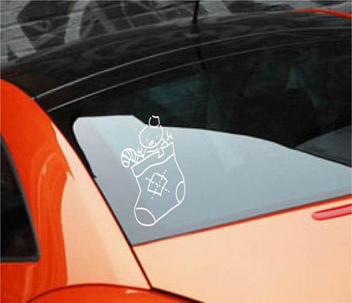 Large-Easy Instant Decoration car Sticker-My Gift Charistmas Socking