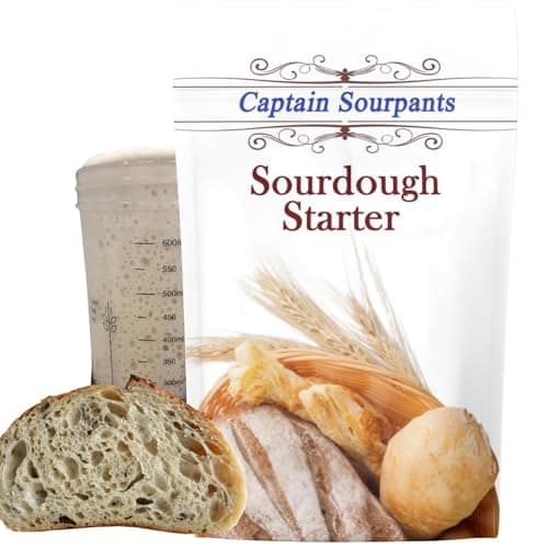 Mature Sourdough Starter Culture – Fresh, Active and Mature Dehydrated Sourdough Starter for Delicious Homemade Sourdough Bread – All-Natural and Organic - Easy to follow instructions, Fast