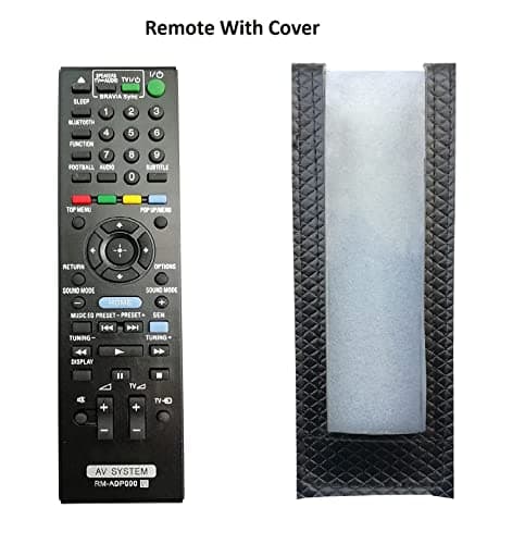 LipiWorld® RM-ADP090 Blu-Ray Home Cinema (HBD-E2100 DBD-E3100 BDV-E4100 BVD-E6100) AV System Remote Control (Remote with Cover) Compatible for Sony AV Remote with Cover