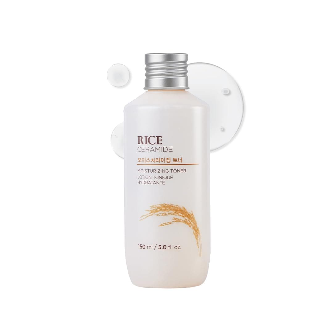Rice & Ceramide Moisturizing Face Toner Enriched With Rice Extracts To Brighten The Skin | Suits All Skin Types | Hydrating Milky Face Toner For Glowing Skin, Korean Skin Care,150ml