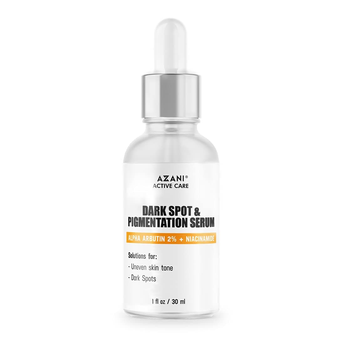 AZANI Niacinamide Dark Spots & Pigmentation Serum | 2% Alpha Arbutin | for Stubborn Dark Spots, Post Acne Marks & Sun Damage | Women & Men | 30 ml
