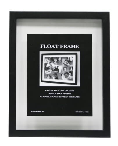 BP Industries Classic Gallery Wall Float Frame, 9 x 11, Pack of 12, Black, 9 by 11