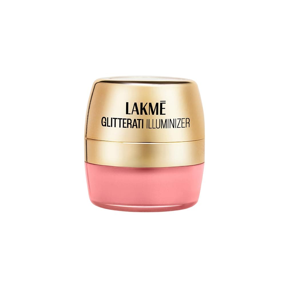 Lakme Ultimate Glam Illuminizer - Sun-Kissed, Loose Powder, Shimmer Highlighter for Face, Long Lasting for Glowing Cheeks, 4gm