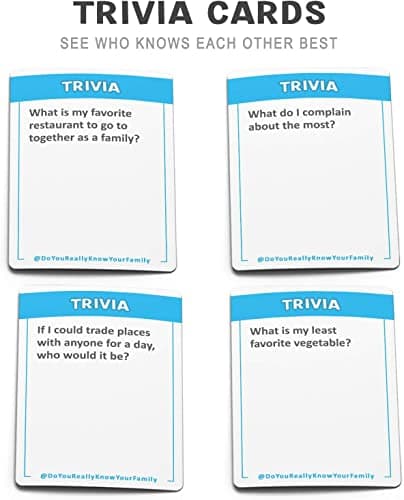 Chocozone Do You Really Know Your Family Fun Card Games for Kids Family Games Toys for 8+ Years Old Boys & Girls