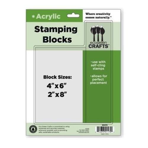 Acrylic Stamping Blocks, Set of 2