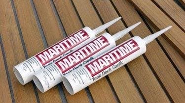 MARITIME Teak Deck Caulk Black - Cartridge 10oz (305ml) Marine Caulk Professional Quality for Teak Deck Seams - Provides Bulldog Adhesion, UV & Chemical Resistant, Non-Corrosive - No Primer Required