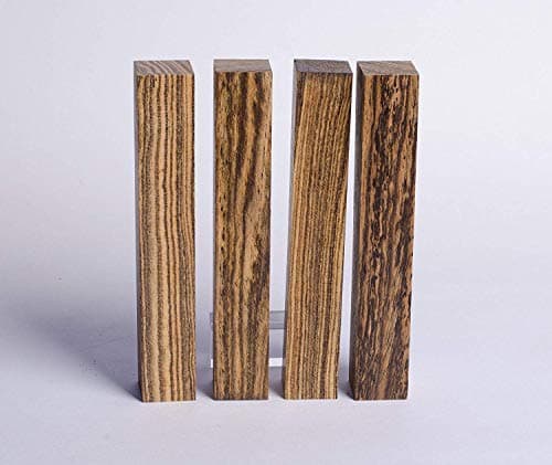 Bocote 7/8 inch Pen Blanks - 4 Pack by Shed Life