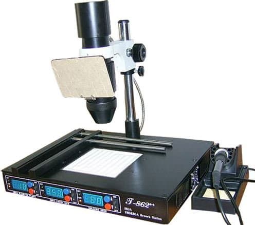 T862 Rework Station Infrared Soldering Smt Smd Irda Bga Welder Machine