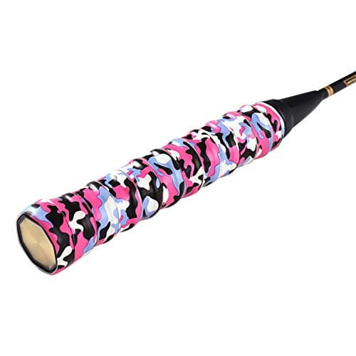ruiycltd Multicolor Camouflage Anti-Slip Tennis Badminton Squash Ball Racket Handle Cover Strip Racket Overgrips for Anti-Slip