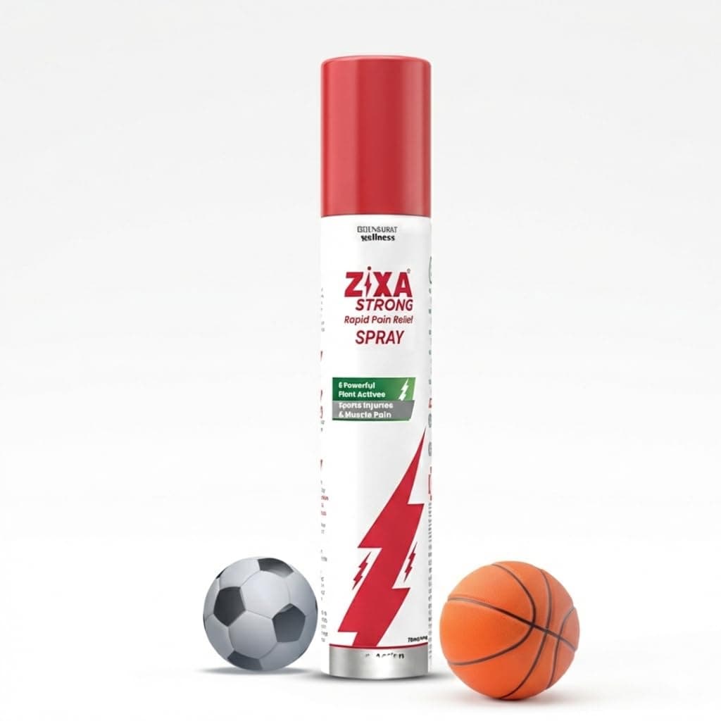 Strong Spray : Rapid Pain Relief for Muscle, Knee, Joints, Shoulder, Body, Leg and Back Pain – Fast-Acting Hot & Cold Therapy with 6 Effective Plant Actives, 75ml (Pack of 1)