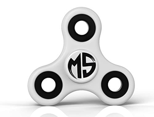 MegaSpin Fidget Tri-Spinner EDC Toy For Kids & Adults | Ceramic Bearings &Smooth Round Edges | ReduceAnxiety, Stress& Boredom, For ADHD & Autism, Improve Focus & Quit Bad Habits
