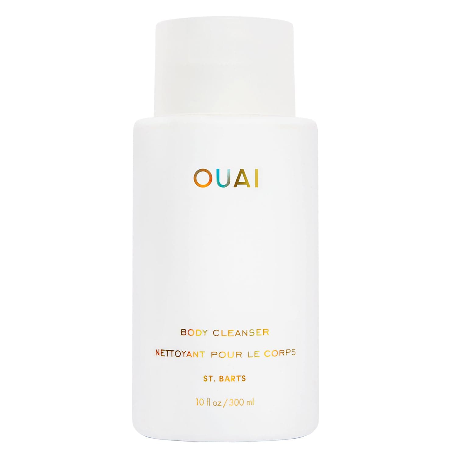 OUAI Body Cleanser, St. Barts - Foaming Body Wash with Jojoba Oil and Rosehip Oil to Hydrate, Nurture, Balance and Soften Skin - Paraben, Phthalate and Sulfate Free Skin Care Products - 10 Oz