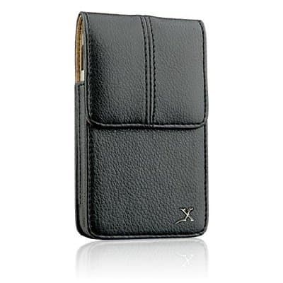 For Apple iPhone 4 / iPhone 4G Executive Vertical Leather Belt Clip Carrying Case