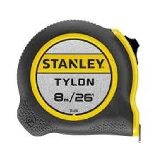 8m/26ft Tylon Tape Measure with TRU-ZERO Anchor Hook, Retractable, High Visibility Tape Measure, 8m x 25mm, 0-30-656