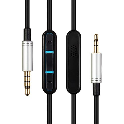 Cordable Replacement Upgrade Cable for Bose SoundLink On-Ear Headphones - Also Suitable for Bose OE2, OE2i and SoundTrue w/Remote and Mic