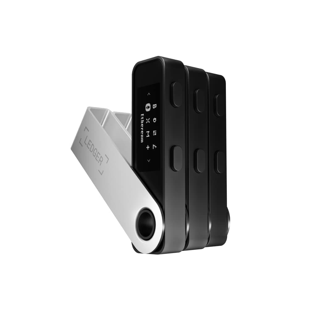 Ledger Nano S Plus 3 Pack - simple & secure crypto wallet signers - for Android or Desktop only