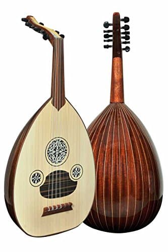 Professional Turkish Oud " The Turkish Star " ,Cat#166B with Soft carry case