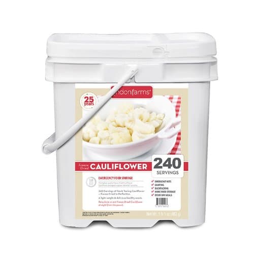 Lindon Farms Freeze Dried Cauliflower (240 Servings)