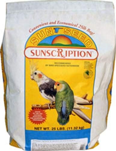 Sunseed Company 079525 Vita Prima Cockatiel & Lovebird Formula, 25 Lb