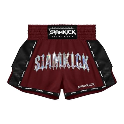 SIAMKICK Classic Muay Thai Shorts for Men Women Boxing Kickboxing High Grade MMA Fight Clothing Training Workout Trunk