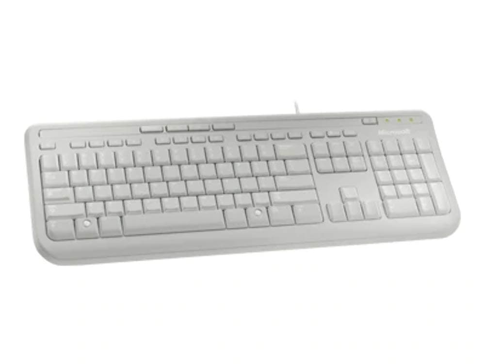 Microsoft Wired Keyboard 600, UK Layout - White