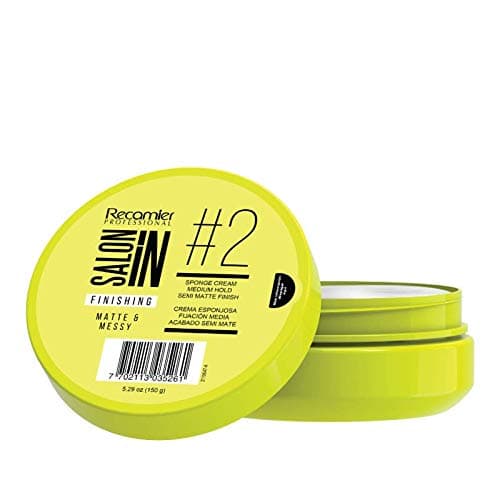 Matte and Messy Fluffy Cream Salon In Recamier 2 To Create Messy Style Hairstyles | Saloon In Acabado Semi Mate. Crema Esponjosa 2 Para Crear Peinados Estilo Desordenado 5.3 Ounces-150 Gram