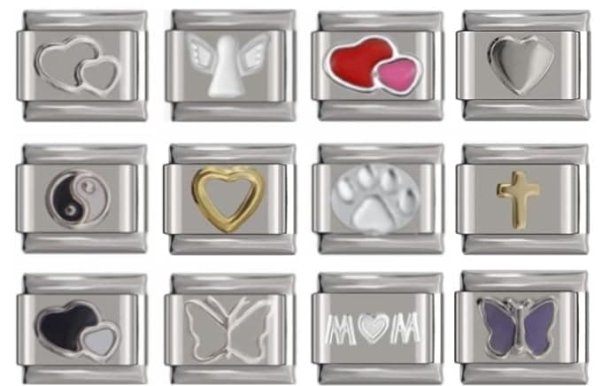 Bundle Charms 9 | 12pcs 9mm Italian Charms | UK stock