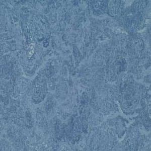 Forbo Marmoleum Fresco Blue Natural Linoleum Tile Flooring - 13" x 13" x 0.08" (53.82 sf / box)