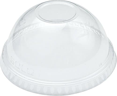 Dart DNR640 Clear Lid PET 640 Dome No Hole (Case of 1000)