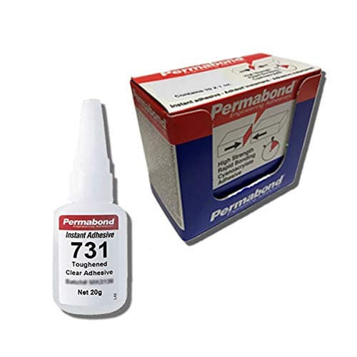 Permabond 731 (1oz 10-Pack) Instant Adhesive-Toughened & Flexible Slow-Set General Purpose