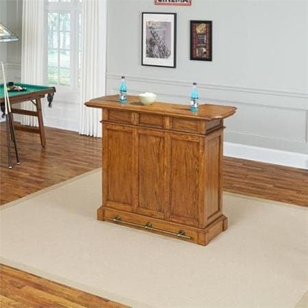 Home Styles Americana Bar cabinet, 4 shelves