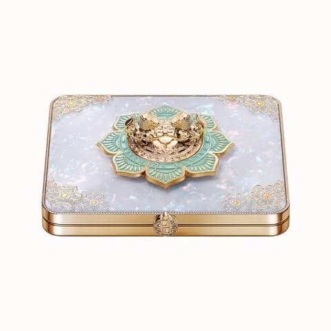 Zeesea Palace Identity Tang Romance Makeup Palette – 15 Pigmented Eyeshadows, Elegant & Romantic Color, Smooth Application, Long-lasting Formula (Orange Frost)