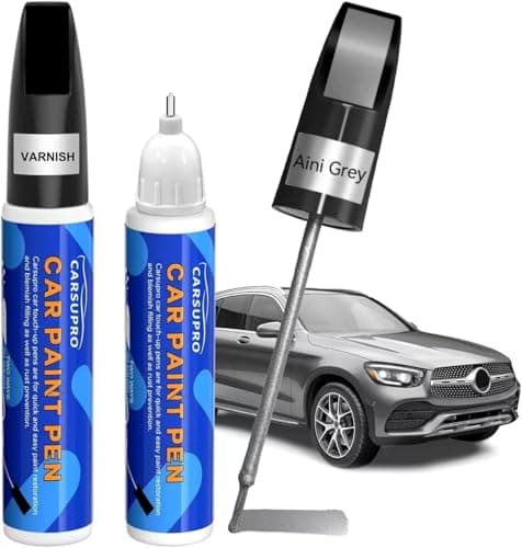 Touch Up Paint for Cars Car Paint Scratch Repair Color Accurate Quick Fix and Convenient Operation with Varnish Coating Pen (Aini Grey)