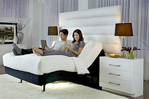 2019 Prodigy 2.0 + Queen (Lumbar) & 14" Luxury Cool Gel Memory Foam Mattress by Sven & Son Leggett & Platt Adjustable Bed Base (Queen + 14”)
